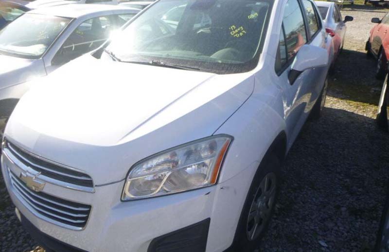 Chevrolet white hatchback