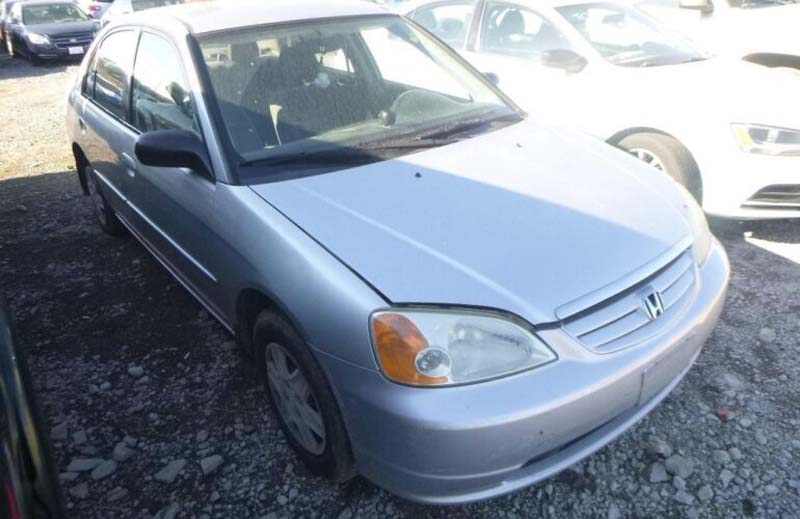Honda silver sedan
