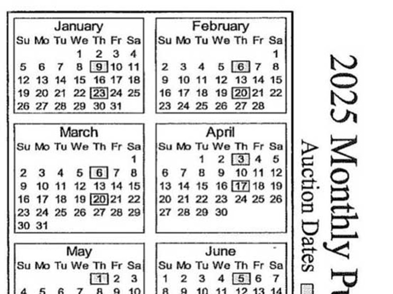 Featured image for “2026 Auto Auction Dates”