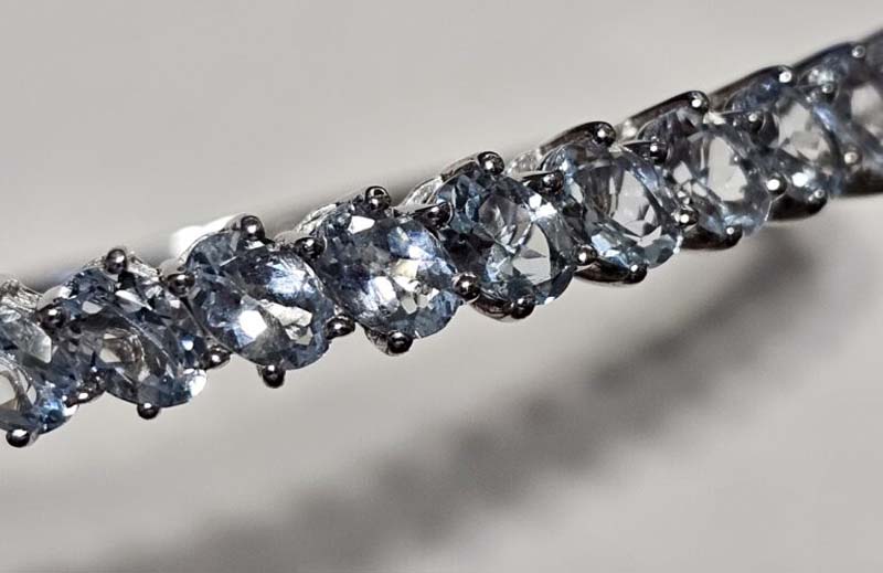 diamond silver bracelet