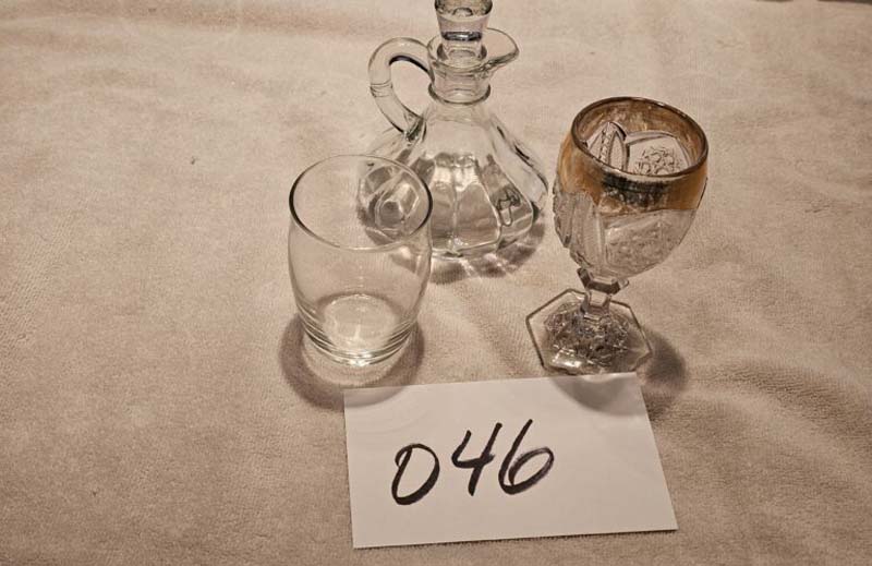 Glass cup and glass pot