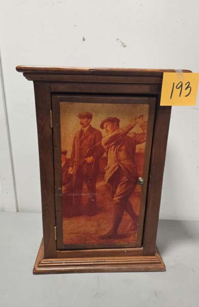 Cabinet with painting