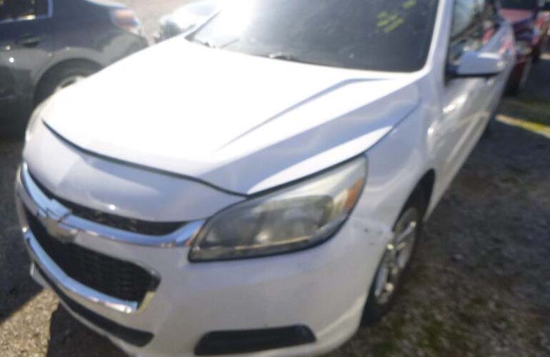 Chevrolet white sedan
