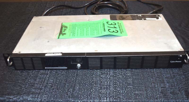 CyberPower rack-mounted power supply unit labeled "313".