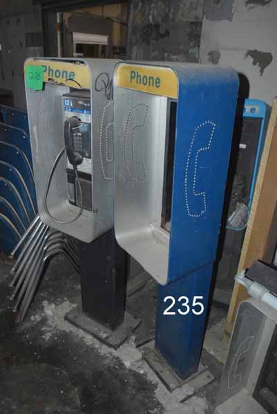 Old phone boxes for auction