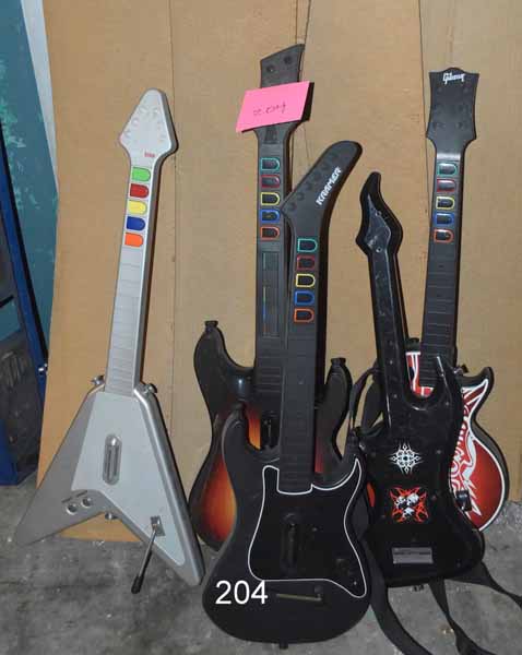 Old guitars in the basement for auction