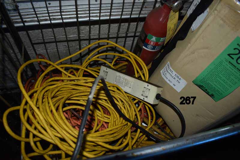 Yellow electric cable for auction