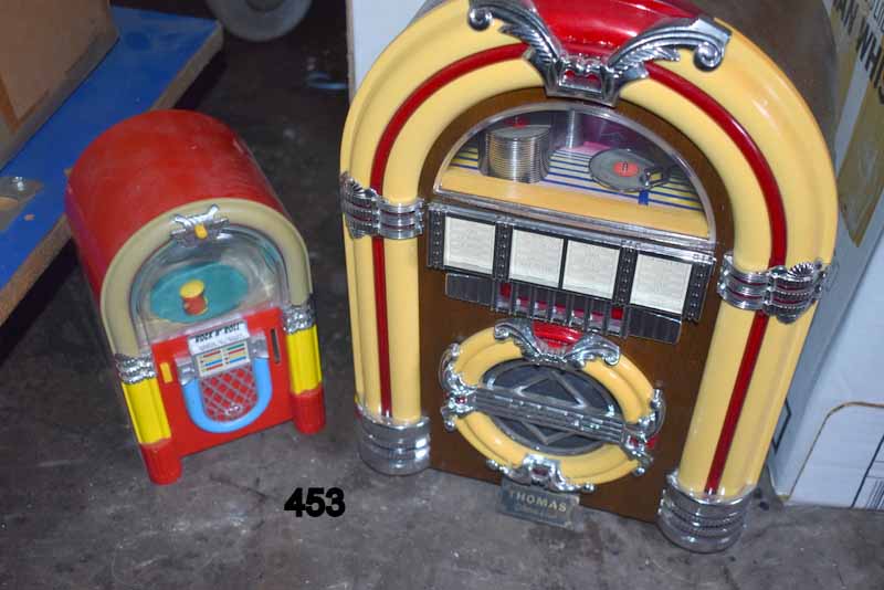 Big and small music box for auction