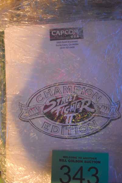 Champion Edition Street Fighter for auction
