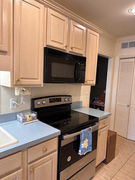 Microwave, oven and gas station